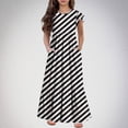 thumbnail image 1 of Nrmrqzzcjnd Offres Mode Filles Été Nouvelles Manches Courtes Robe Col Rond Couleur Unie, 1 of 6