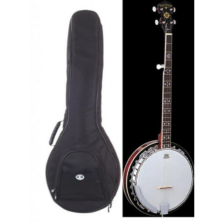 Oscar Schmidt 5-String Banjo With Heavy Duty Padded Gig Bag, OB5 KBBU