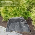 thumbnail image 6 of Gardenised Fake Garden Rock Cover Decorative Natural Faux Stone  for Outdoor Landscaping Ideal for Hiding Irrigation Valve Water Pump Pipe Electrical Boxes & Cable in Yard or Lawn, Squarish Odd Rock, 6 of 8