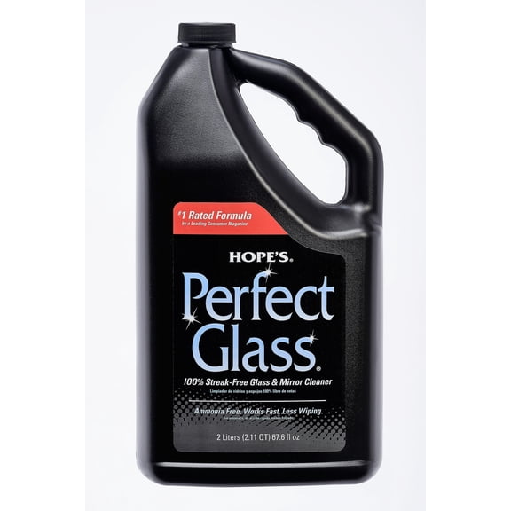 Hope's Perfect Glass Cleaner Refill, 67.6 ounce