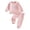 a219-Pink, variant on KPOPLK Baby Girl Outfit Set 3 6 9 12 18 24 Months 2t 3t Letter Print Long Sleeve Sweatshirt Tops Pants Outfit Set for Toddler,Size 12-18 Months