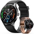 thumbnail image 1 of wonima44 Smart Watches for Men Women,1.27" HD Touchscreen SmartWatch(2 Bands) with Bluetooth Calls (Make/Answer),Fitness Tracker with Heart Rate/Sp02/Sleep Monitor,110+ Sport Modes (Black, 1.27), 1 of 1