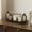 Black, variant on Cup Storage Rack Organizer, Desktop Mug Shelf, Multi Compartment and Coffee Stand, Countertop Display for Kitchen and Office