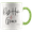 Green, variant on Adore Mugs By His Grace Coffee Mug, Blue - 11oz