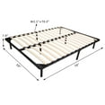 thumbnail image 6 of Online Gym Shop CB15620 Mattress Wood Slat Platform Bed Frame - Queen, 6 of 7