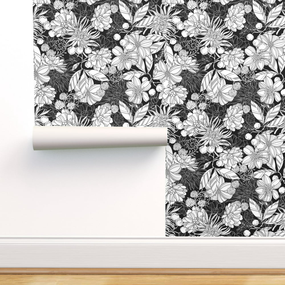 Floral Peel-and-Stick Wallpaper