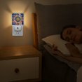 thumbnail image 3 of Square LED Night Lights Lamp with Dusk to Dawn Sensor, Cosmic Mandala In Blues Night Light Plug Into Wall for Kids Room, Bedroom, Bathroom, Kitchen, Hallway, 3 of 4