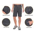 thumbnail image 4 of Little Donkey Andy Women's Stretch Convertible Pants, Zip Off Quick Dry Hiking Pants Dark Gray Size 3XL, 4 of 5