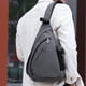 thumbnail image 2 of Qarigey Bolsa de viaje espaciosa y duradera para aventuras al aire libre Bolsa de moda Deportes de ocio ajustable Bolsas de mensajero y de hombro negro, 2 of 6