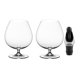 thumbnail image 1 of Brandy Glass Riedel Vinum, paquete de 2, con vertedor de vino y tapón, 1 of 9