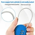 thumbnail image 2 of Guardoinrt 2 Pcs Cadenas en Alliage de Zinc Facile à Combiner Haute Sécurité et Polyvalent Application Large, 2 of 6