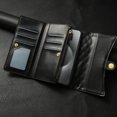 thumbnail image 5 of Phone Case for Google Pixel 9 / 9 Pro Wallet Cover with Crossbody Strap and Wrist Strap, Card Slots Stand PU Leather Flip Magnetic Buckle Zipper Pocket for Google Pixel 9/9 Pro Case Women Girls, Black, 5 of 5