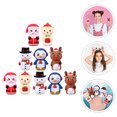 thumbnail image 2 of 10pcs Christmas Finger Puppet Toys Kids Hand Puppets Cartoon Finger Puppets, 2 of 9