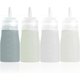 thumbnail image 1 of Botellas exprimidoras de condimentos, botellas de silicona de 12 onzas para salsas, recipientes de condimentos a prueba de fugas con tapa extra intercambiable, fácil de apretar para aceite, 1 of 4