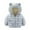 03Gray, variant on Hicidod Baby Winter Coat Cute Bear Ears Hooded Long Sleeve Down Jacket Floral Printed Lined Fleece Padded Puffy Warm Coats