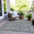 thumbnail image 3 of Dalyn Rugs Machine Washable Indoor/Outdoor Chantille Teal 9' x 12' Rug, 3 of 9