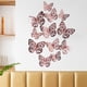 thumbnail image 5 of 12 pegatinas de pared de mariposa hueca con textura de metal 3D. Wmkox8yii fhajkh511, 5 of 6