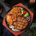 thumbnail image 2 of Cast Iron Steak Plate Sizzling for Household Restaurant picnics, camping and Serving Kitchen 19cm, 2 of 9