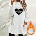 thumbnail image 3 of Birdeem Veste d'Hiver pour Femmes, Col Rond, Imprimé Lettres, Design avec Poches, Manches Longues, Haut Épais et Chaud, Vestes pour Femmes, Vestes d'Hiver pour Femmes, 3 of 4