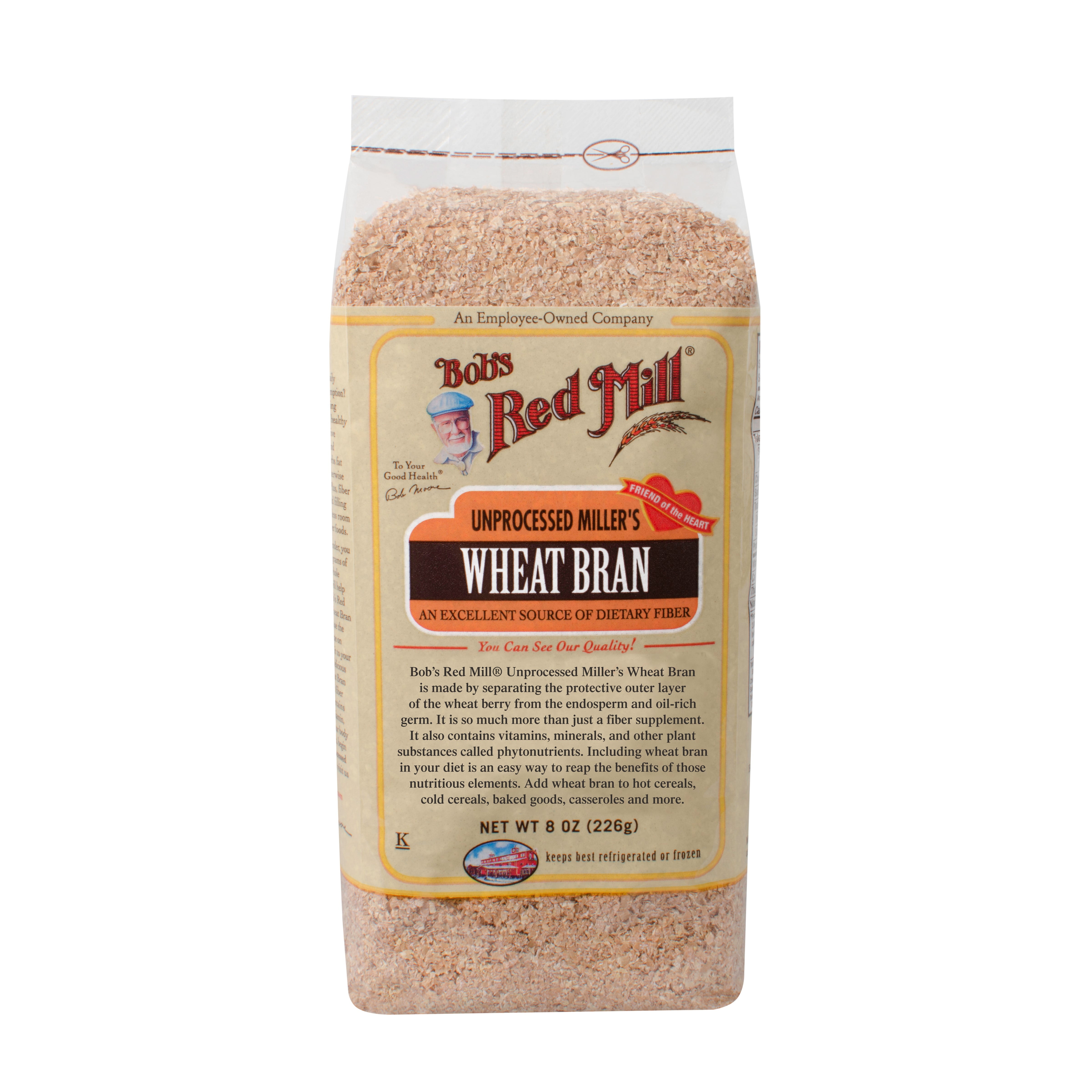 Bobs Red Mill Wheat Bran 8 Oz Walmart Com Walmart Com