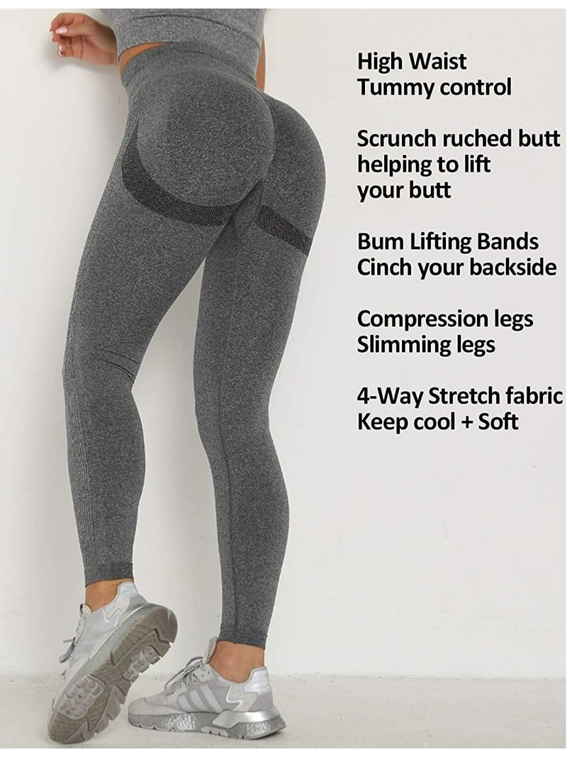 Altiland High-Waisted Yoga Pants For Women - Tummy Control, Butt Lifting, 7/8 Length Workout Leggings