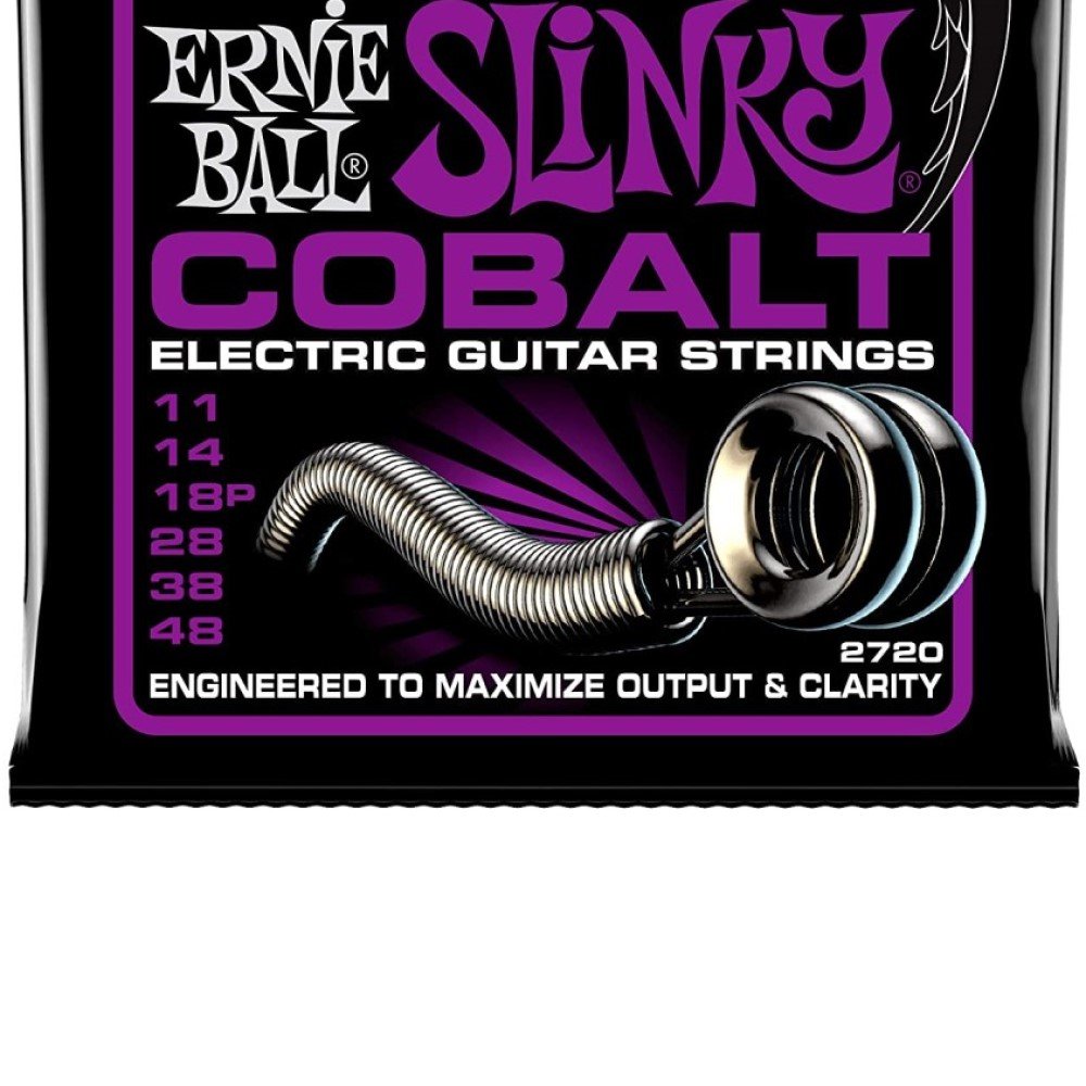 Ernie Ball Electric Guitar Strings 2720 Cobalt 11-48 Power Slinky 3Pack