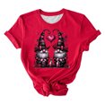 thumbnail image 2 of VKOYWKM Women's Valentine's Tshirts Cute Love Heart Print T-Shirts Short Sleeve Loose Fit Holiday Tops Spring T-Shirt Casual Crew Neck Romantic Valentine T-Shirts, 2 of 5