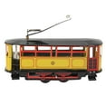 thumbnail image 2 of Metal Trolley Windup Juguete, Tinjido de hojalata texturizado Vintage Waink Up Toys Únicos para El Hogar, 2 of 7
