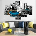 thumbnail image 2 of TISHIRON 5PCS Framed Canvas Wall Art Set,60"x40" DJ Music Party Canvas Art Decor, 2 of 7