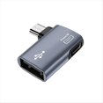 thumbnail image 1 of Adaptador OTG de 2 Piezas para Adaptador Micro-USB A USB OTG de Ángulo Izquierdo/Derecho de 90 Grados para Tableta de Teléfono Android, 1 of 10