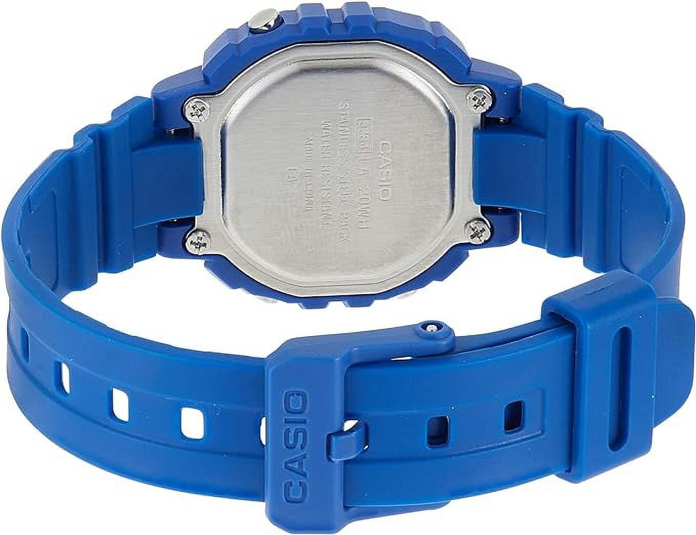 Casio Women's Classic Digital Quartz Resin Blue Watch LA-20WH-2A