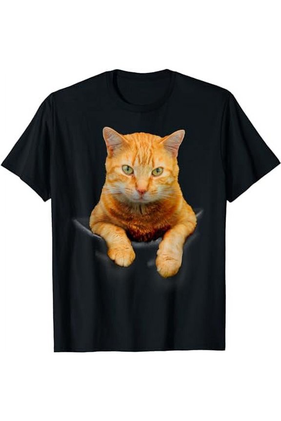 Cat Animals Creative Cat Motif Bag Cat T-Shirt