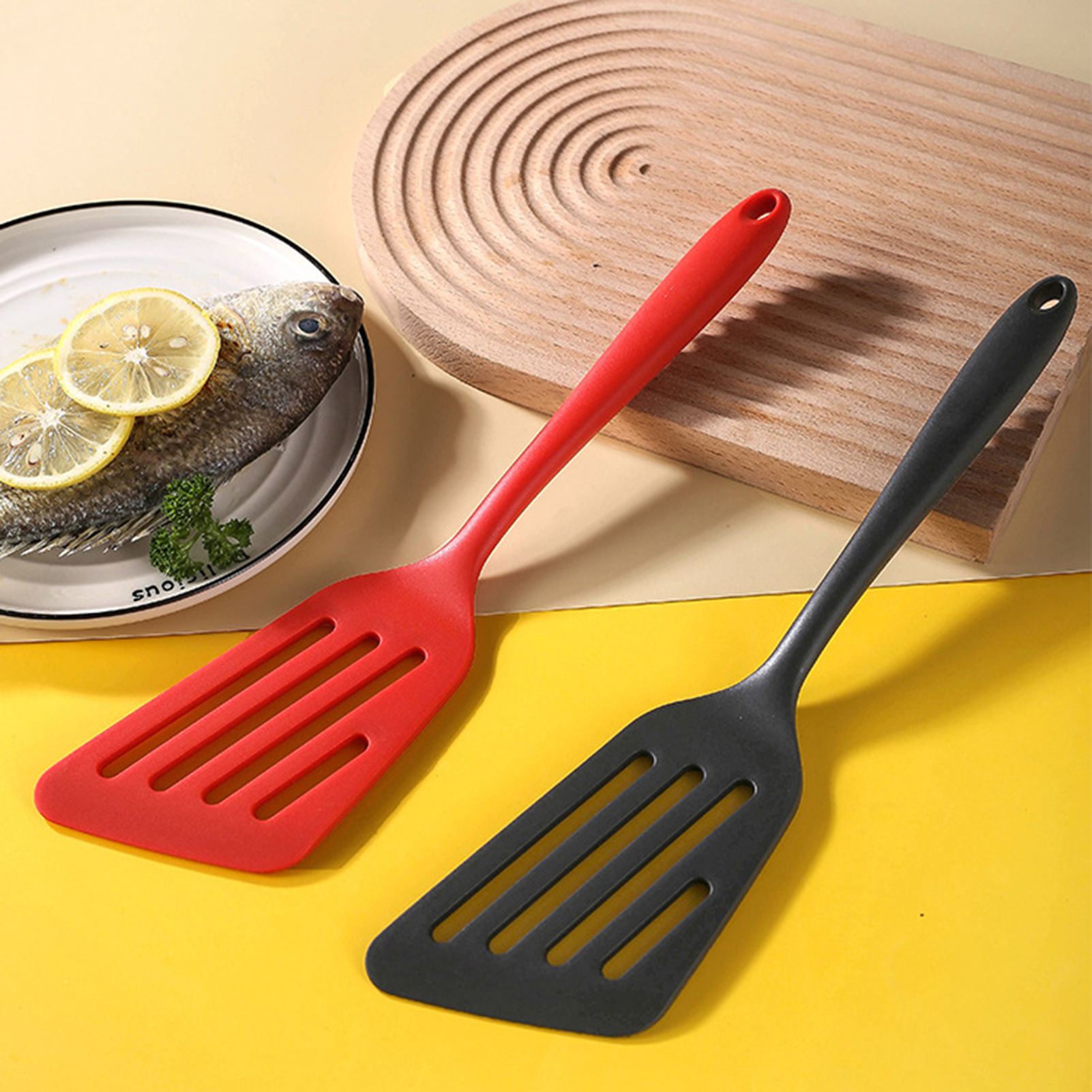 Silicone Spatulas/utensils Kitchen Scraper wide flipper- pizza