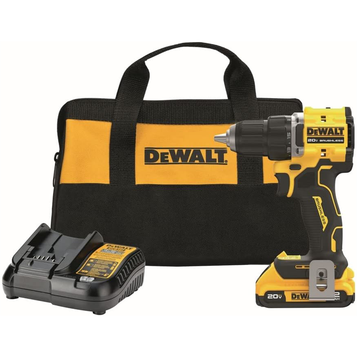 DEWALT DCD794D1 20V, Cordless.5 in Drill Driver, 2 Ah