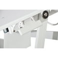 thumbnail image 3 of Rocelco Standing Desk Converter 37.5 Inch Deluxe Adjustable Riser, White, 3 of 8