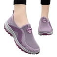 thumbnail image 2 of NOKIO Women's Walking Shoes Lightweight Breathable Flying Woven Mesh Upper Casual Jogging Shoes Ladies Tennis Shoes Workout Footwear Fashion Summer Women Sports Shoes, 2 of 6