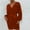 Red, variant on Pisexur Long Sleeve V-Neck Dress Women's Long Sleeved V-neck Plain Knitted Dress Long Sleeved V-neck Dress woman dress
