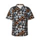 thumbnail image 1 of Fotbe Colorful Screws Camisa Hawaiana para Hombre Unisex – Camisa Casual de Verano con Botones de Manga Corta de Algodón y Lino,3X-Large, 1 of 7
