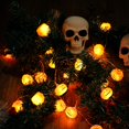 thumbnail image 2 of Cadena de luces LED con forma de calabaza para decoración de Halloween, 3 m, 20, 2 of 7