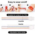 thumbnail image 2 of Nylon Airtag Watch Strap for Kids - Anti-Lost - Magic Bear Pattern for Positioning Airtag Tracking Bracelet (Rainbow White), 2 of 6