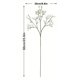thumbnail image 2 of Flores de seda artificial para bebés | Arreglo Floral Blanco de Alto Realismo | 60x25cm | Tallos flexibles | Decoración de bodas en casa | Centro de mesa en jarrón | Libre de mantenimiento | 1, 2 of 5