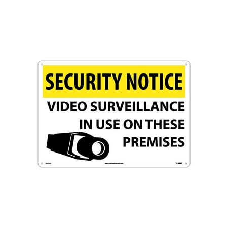 UPC: 0887481086460 | SECURITY NOTICE VIDEO SURVEILLANCE IN USE SIGN