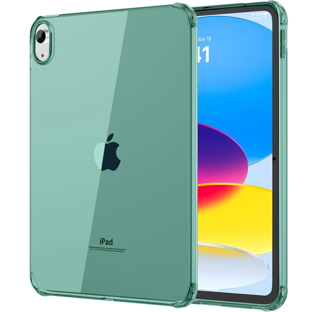 Funda para tablet MoKo para iPad 11" 2025 y 10,9" 2022 de TPU color cian