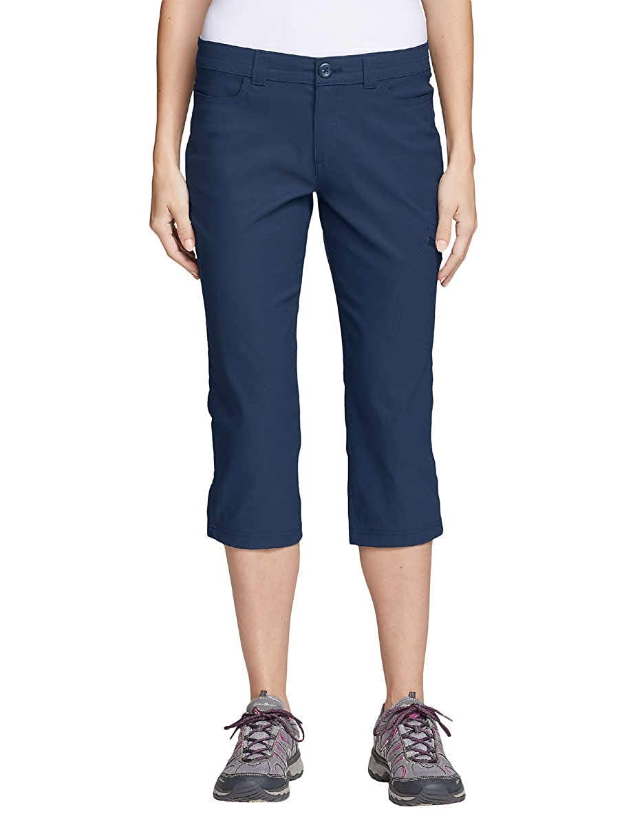 Eddie Bauer Women Rainier Capris UPF 50 Performance Pants - Walmart.com ...