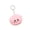 Pink, variant on Delicious Looking Bun Plush Keychain Holder Funny Novelty Accessory Multipurpose Bag Decoration For Backpack Purse