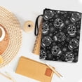 thumbnail image 3 of HELLHERO Book Organizer Bag Reusable with Waterproof Polyester Fabric Book Organzier Holder for Librarian Journal Decorative Design 8.66 x 11.42, Sugar Skulls Mexican, 3 of 8