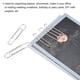 thumbnail image 5 of Uxcell Sujetapapeles de 2 pulgadas de metal resistente con caja para oficina y hogar tono plateado cuenta 100, 5 of 6