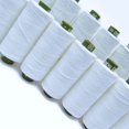 thumbnail image 4 of IBA Indianbeautifulart Polyester Thread New Spool White Hand Machine 10 Pcs Quilting Sewing Supply, 4 of 4