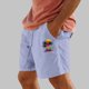 thumbnail image 2 of Pantalones Cortos para Hombre Cintura Elástica con Bolsillos Color Sólido Casual Cordón Suelto Pantalones Cortos de Ejercicio, 2 of 4