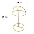 thumbnail image 4 of Modern Metal Hat and Rack Display Stands, Dresser Top Decorative Holders, 4 of 6